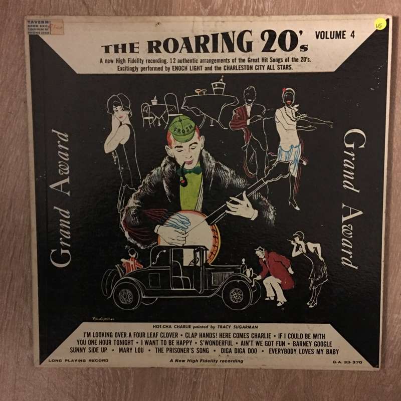 The Roaring 20's - Vol 4 - Vinyl LP Record - Opened  - Very-Good Quality (VG)
