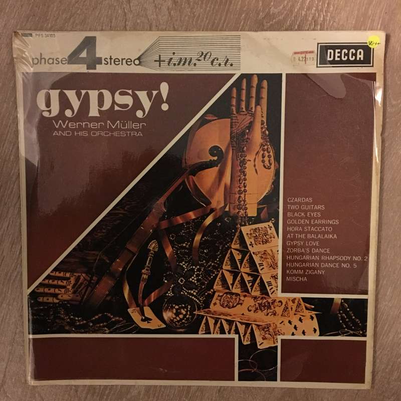 Werner Muller and His Orchestra - Gypsy - Vinyl LP - Opened  - Very-Good+ Quality (VG+)