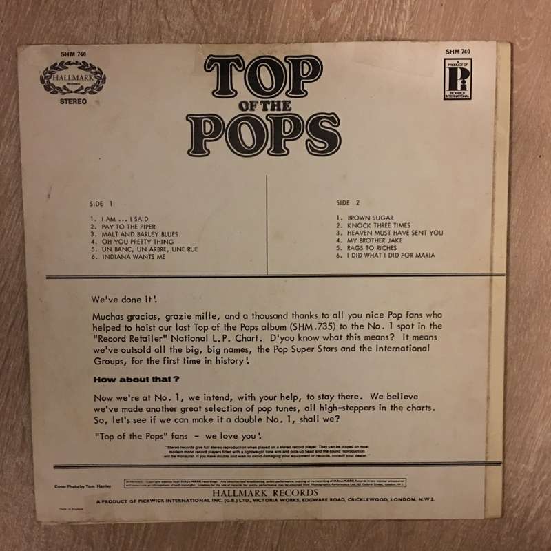 Top Of The Pops - Vinyl LP Record - Opened  - Good Quality (G)