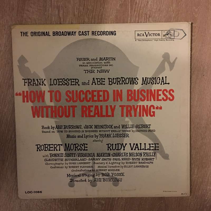 Various  How To Succeed In Business Without Really Trying (The Original Broadway Cast Recor...
