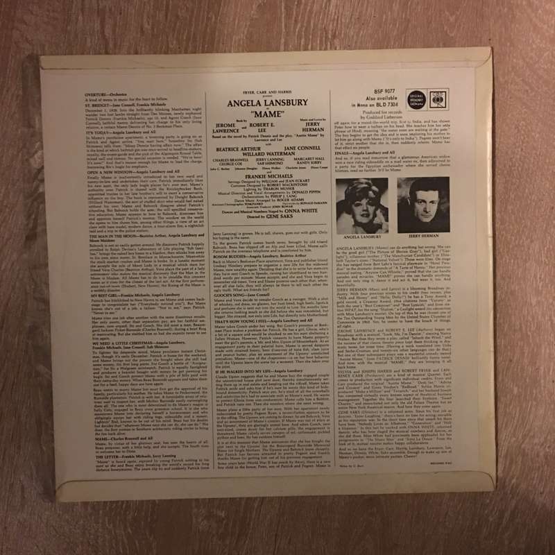 Mame - Vinyl LP Record - Opened  - Very-Good Quality (VG)