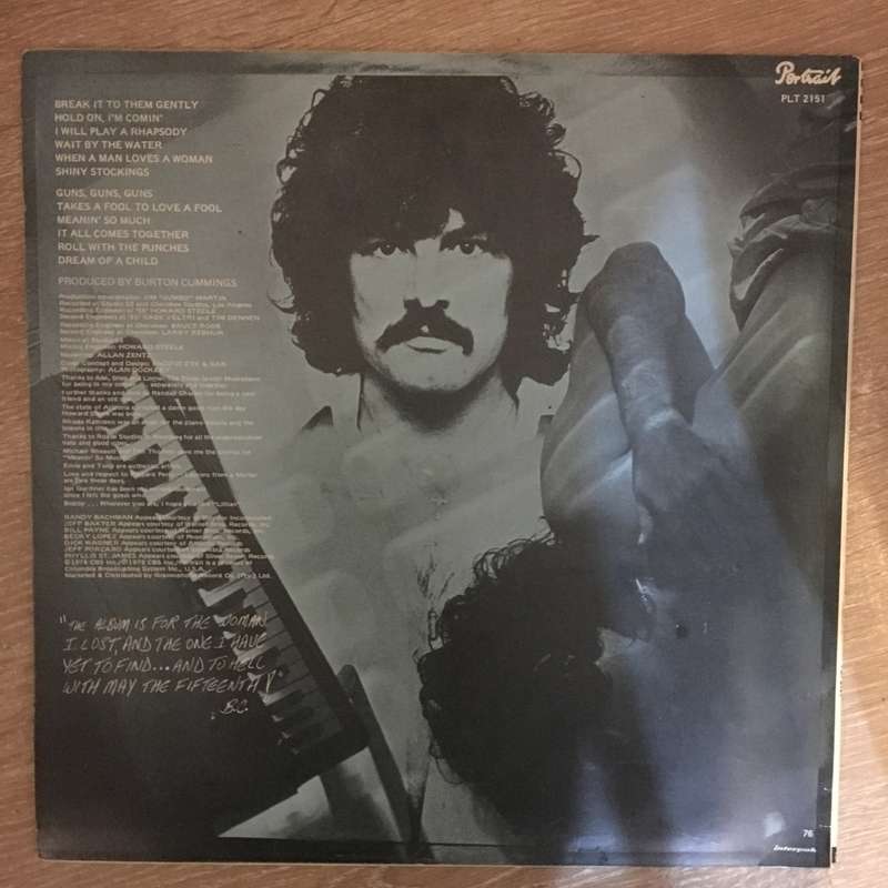 Burton Cummings - Dream Of A Child  Vinyl LP Record - Opened  - Very-Good+ Quality (VG+)