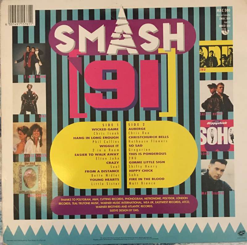 Smash 91 - The Ultimate Hit Collection - Vinyl LP Record - Opened  - Very-Good+ Quality (VG+)