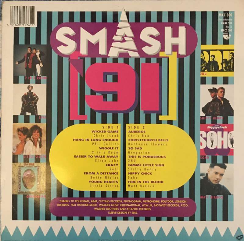Various - Original Artists - Smash 91 - Vinyl LP Record - Opened  - Very-Good+ Quality (VG+)