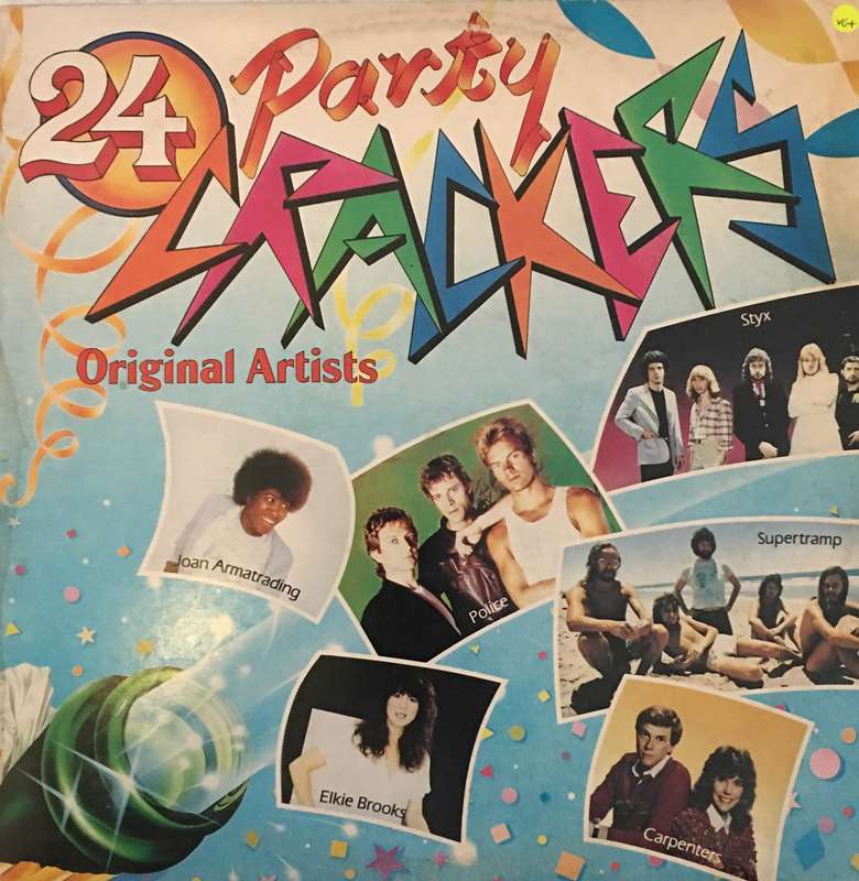 24 Party Crackers - Various - (Original Artists) - Vinyl LP Record  - Very-Good+ Quality (VG+)