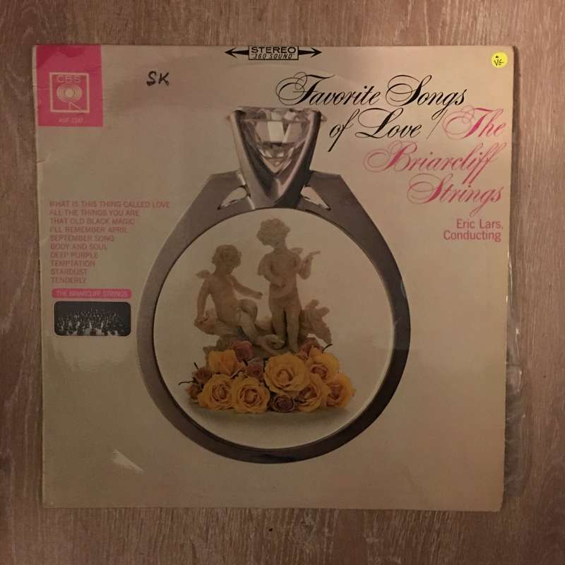 The Briarcliff Strings  Favorite Songs Of Love - Vinyl LP Record - Opened  - Very Good Qual...