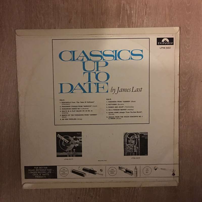 James Last - Classics Up To Date - Vinyl LP Record - Opened  - Good Quality (G)