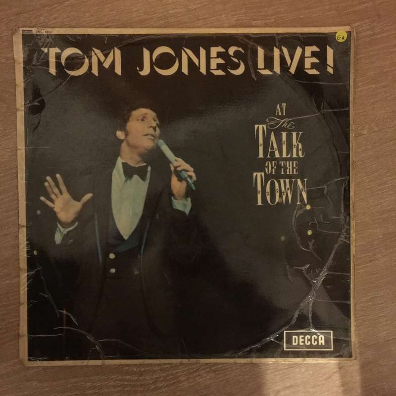 Tom Jones Live At Talk Of The Town - Vinyl LP Record - Opened  - Good Quality (G)