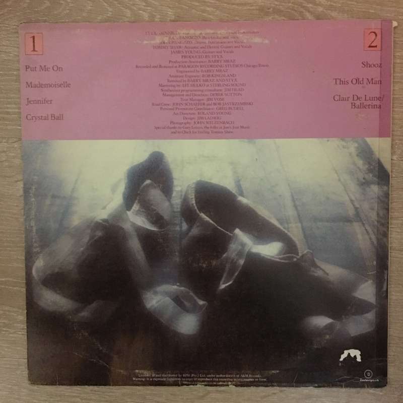 Styx - Crystal Ball  - Vinyl LP - Opened  - Very-Good+ Quality (VG+)