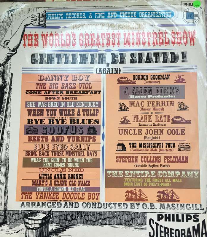 Phillips - The World's Greatest Minstrel Show - Vinyl LP Record - Opened  - Very-Good+ Quality (VG+)