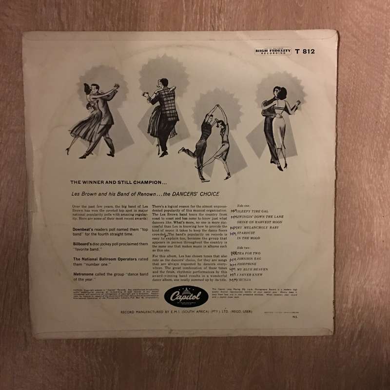Les Brown And His Band Of Renown  Dancers' Choice - Vinyl LP Record - Opened  - Very-Good Q...