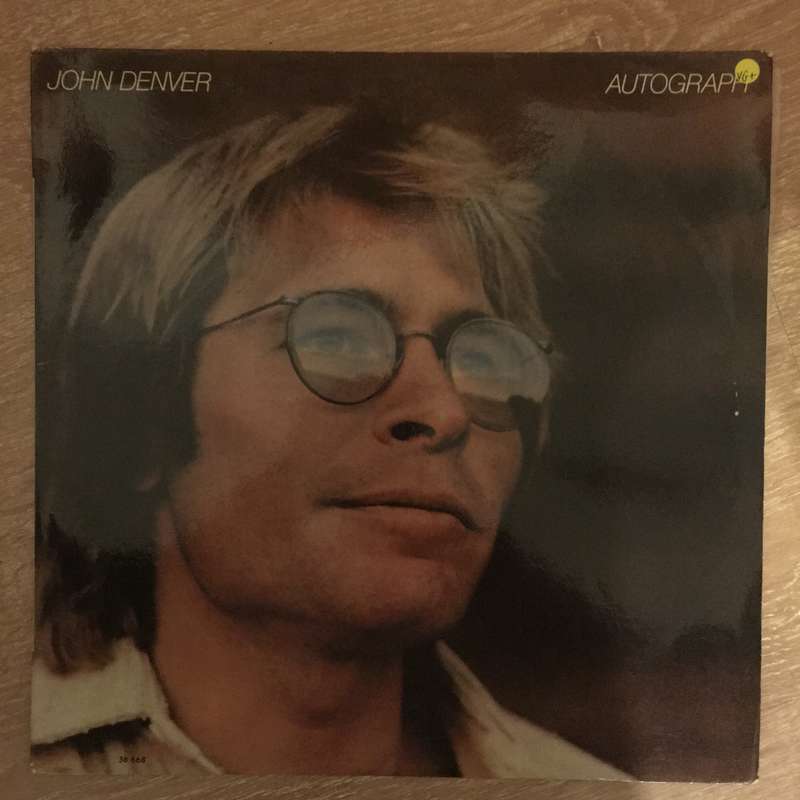 John Denver - Autograph - Vinyl LP Record (VG+)