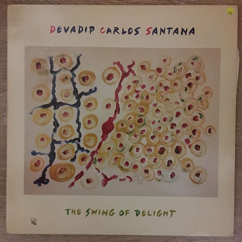 Devadip Carlos Santana  The Swing Of Delights -  Double Vinyl LP Record - Very-Good Quality (VG)