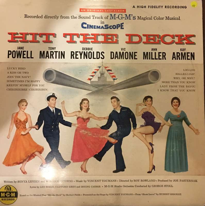 Hit the Deck - Original Cast Album - Vinyl LP Record - Opened  - Very-Good Quality (VG)
