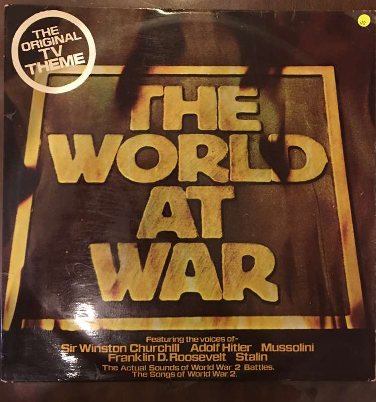 The World at War - Original TV Theme - Vinyl LP Record - Opened  - Very-Good Quality (VG)