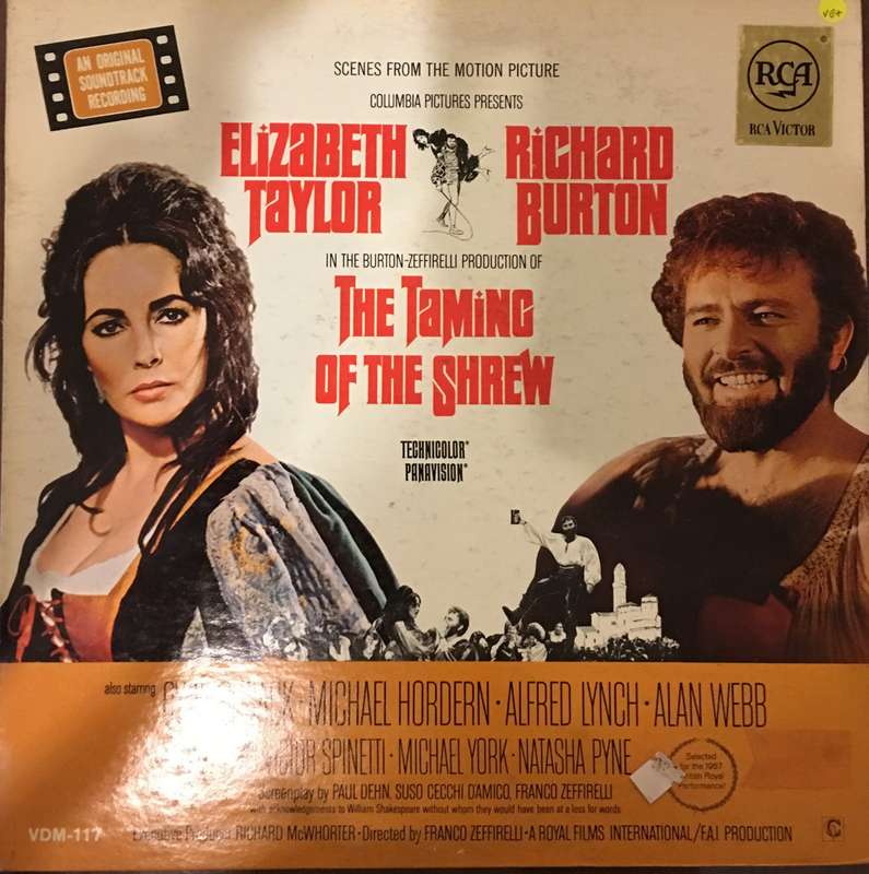 The Taming Of The Shrew- Original Soundtrack - Vinyl LP Record - Opened  - Very-Good+ Quality (VG+)