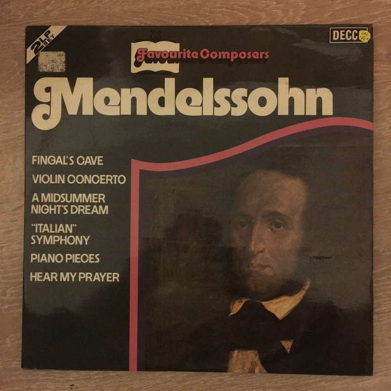 Famous Composers - Mendelssohn  - Double Vinyl LP Record - Opened  - Very-Good+ Quality (VG+)