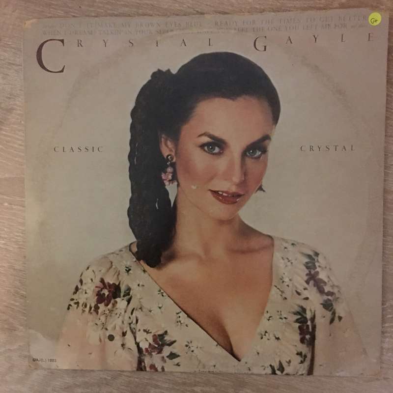 Crystal Gayle - Crystal  Vinyl LP Record - Opened  - Good+ Quality (G+)