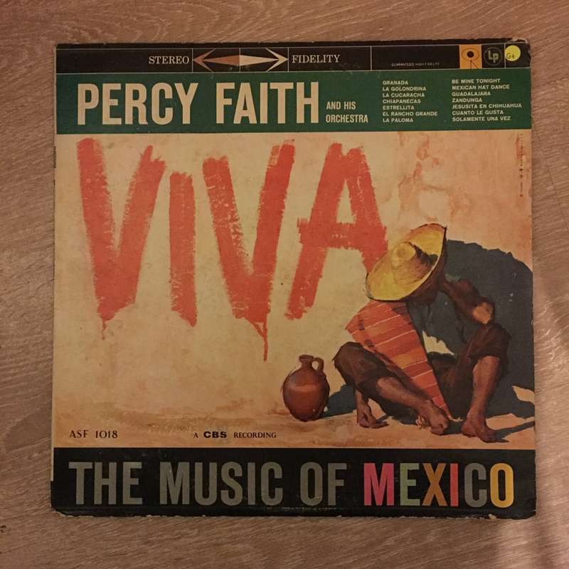 Percy Faith And His Orchestra  Viva! The Music Of Mexico - Vinyl LP Record - Opened  - Good...