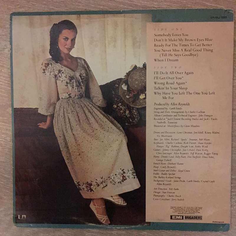 Crystal Gayle - Crystal  Vinyl LP Record - Opened  - Good+ Quality (G+)