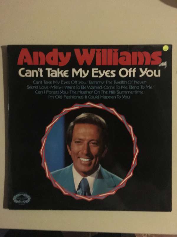 Andy Williams  - Can't Take my eyes Off You - Vinyl LP Record - Very-Good Quality (VG)