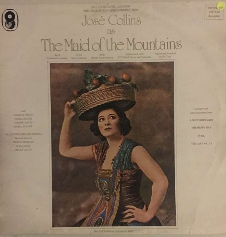 Jose Collins as The Maid of The Mountains - Vinyl LP Record - Opened  - Very-Good Quality (VG)
