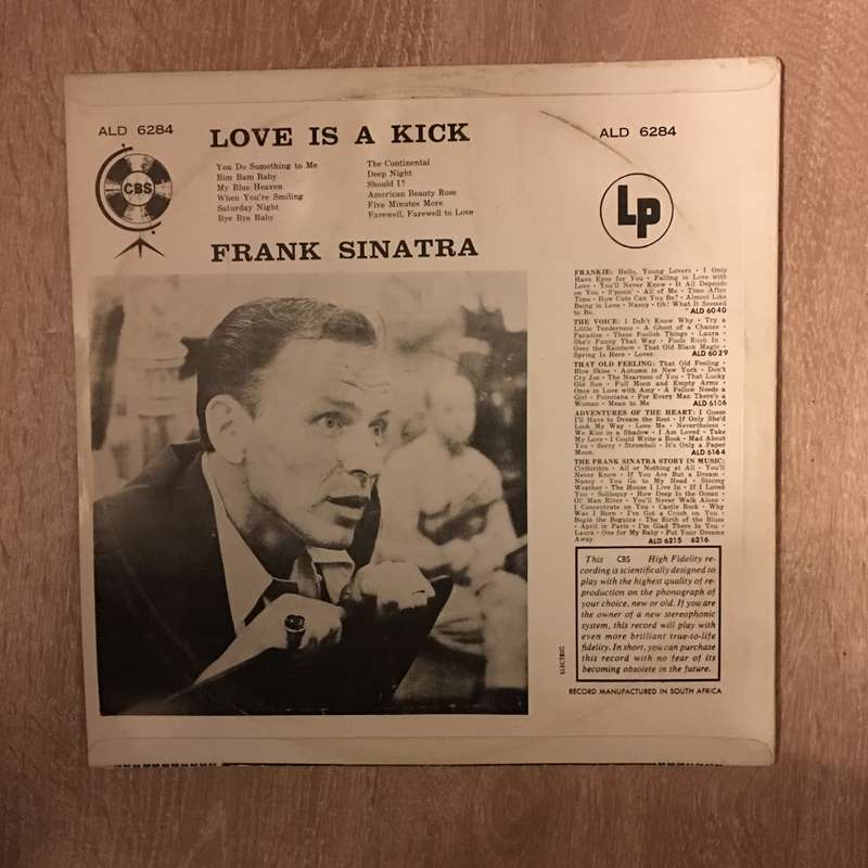 Frank Sinatra  Love Is A Kick - Vinyl LP Record - Opened  - Very-Good+ Quality (VG+)