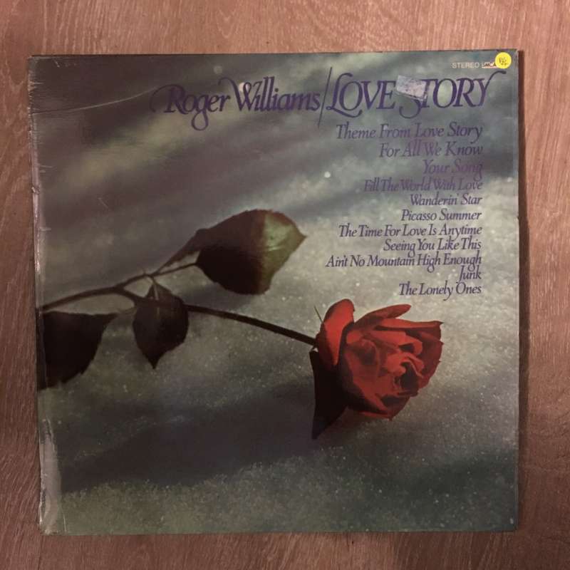 Roger Williams - Love Story - Vinyl LP Record - Opened  - Very-Good+ Quality (VG+)