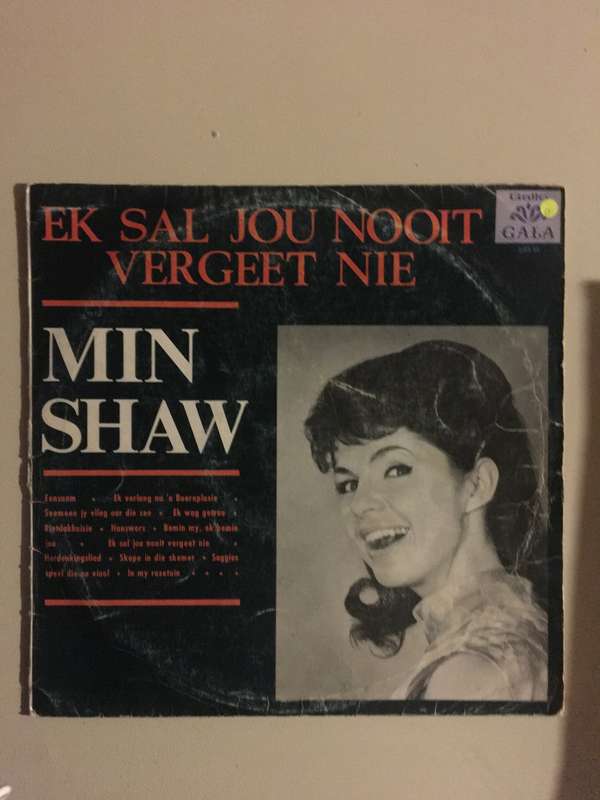 Min Shaw - Ek Sal Jou Nooit Vergeet Nie - Vinyl LP Record  - Good Quality (G)