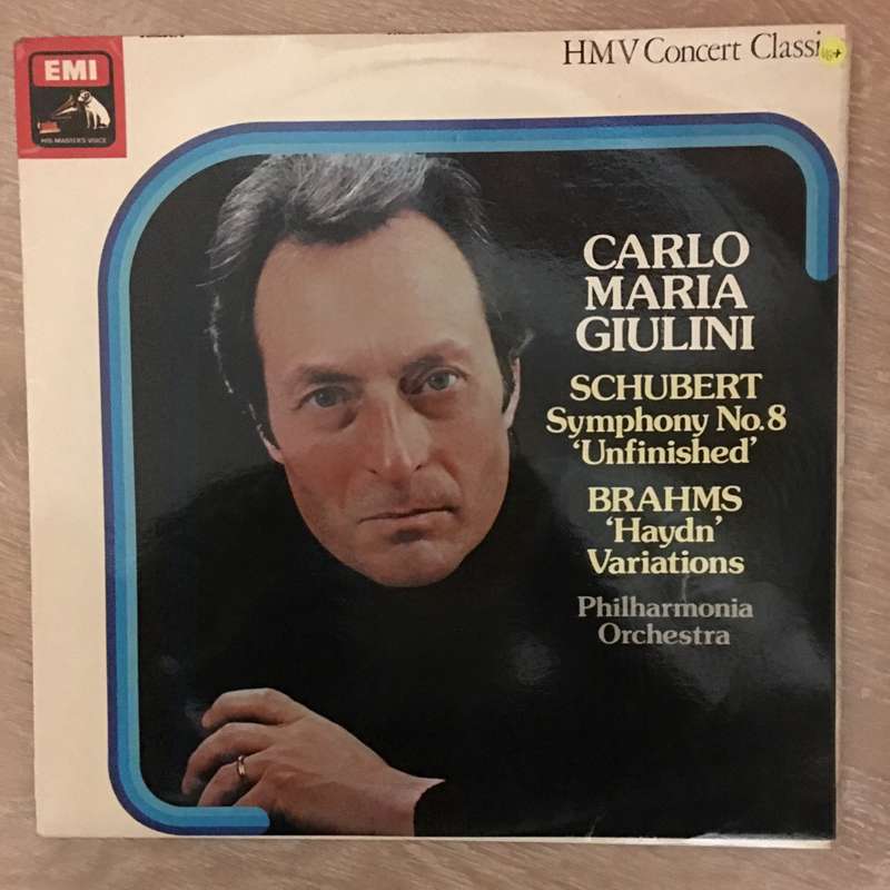 Schubert, Brahms, Carlo Maria Giulini, Philharmonia Orchestra  «Unfinished» Symphony / Va...