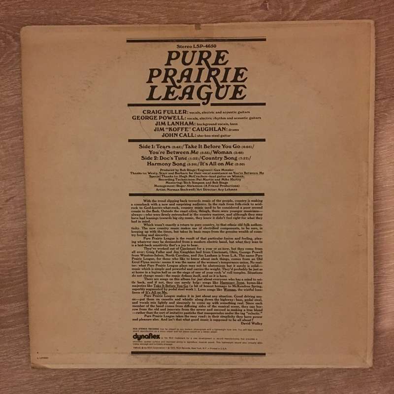Pure Priarie League - Vinyl LP Record - Opened  - Very-Good Quality (VG)