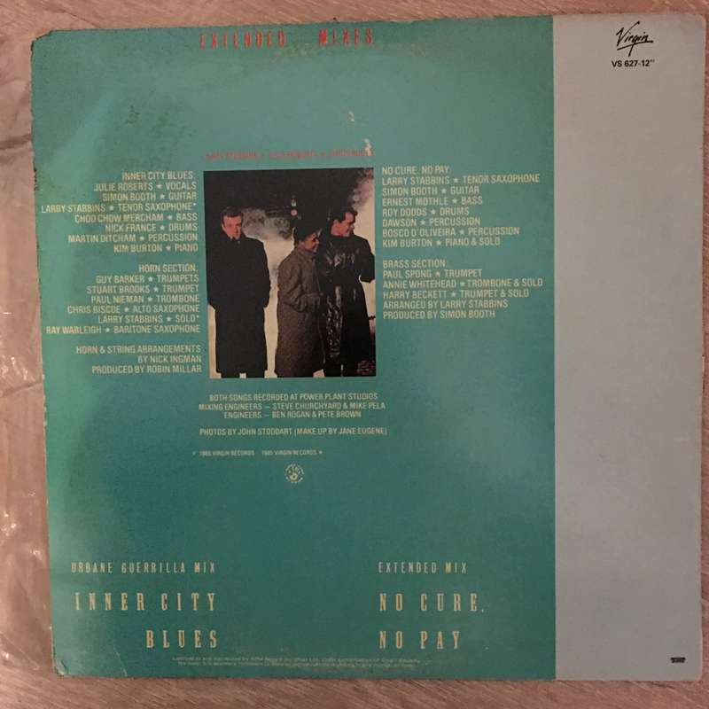 Working Week  Inner City Blues - Vinyl Record - Very-Good+ Quality (VG+)