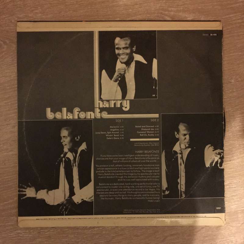 Harry Belafonte - Vinyl LP Record - Opened  - Very-Good- Quality (VG-)