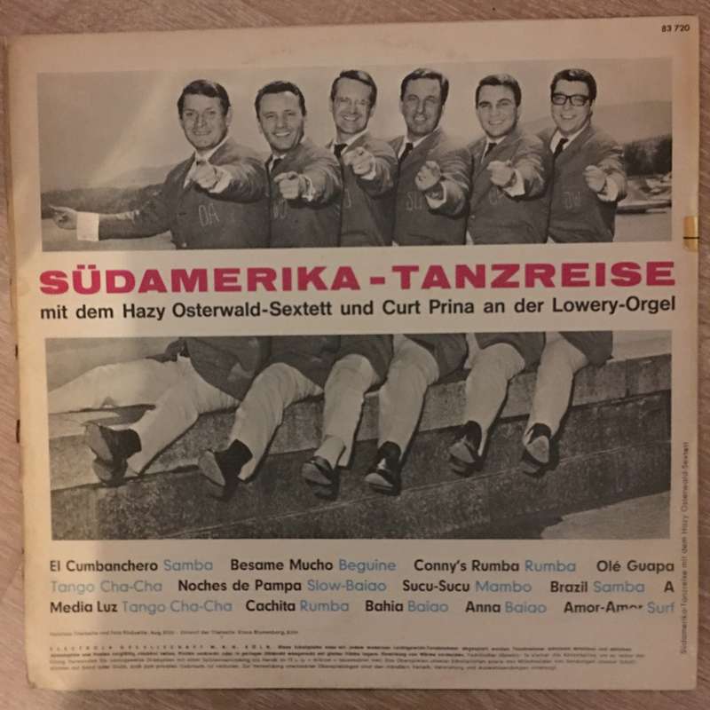 Hazy Osterwald Sextett Und Curt Prina  Südamerika Tanzreise - Vinyl LP Record - Opened  - ...