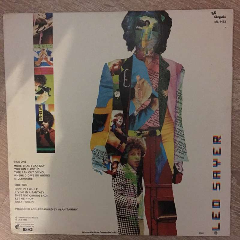 Leo Sayer - More Than I Can Say  - Vinyl Record - Opened  - Very-Good- Quality (VG-)