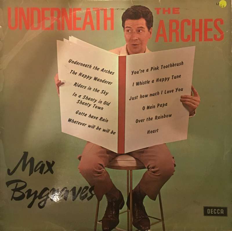 Max Bygraves - Underneath the Arches - Vinyl LP Record - Good Quality (G)