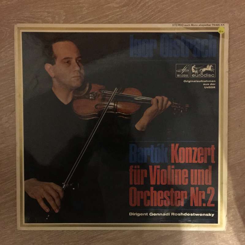 Bartók, Igor Oistrakh - Gennadi Rozhdestvensky  Concerto For Violin No.2 - Vinyl LP Record...