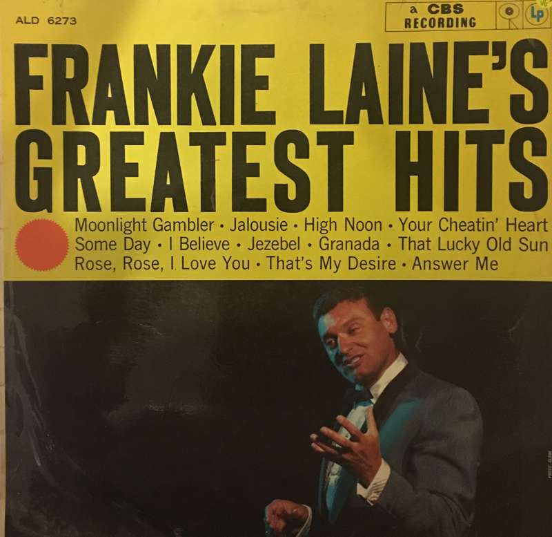 Frankie Laine's Greatest Hits - Vinyl LP Record - Opened  - Good Quality (G)