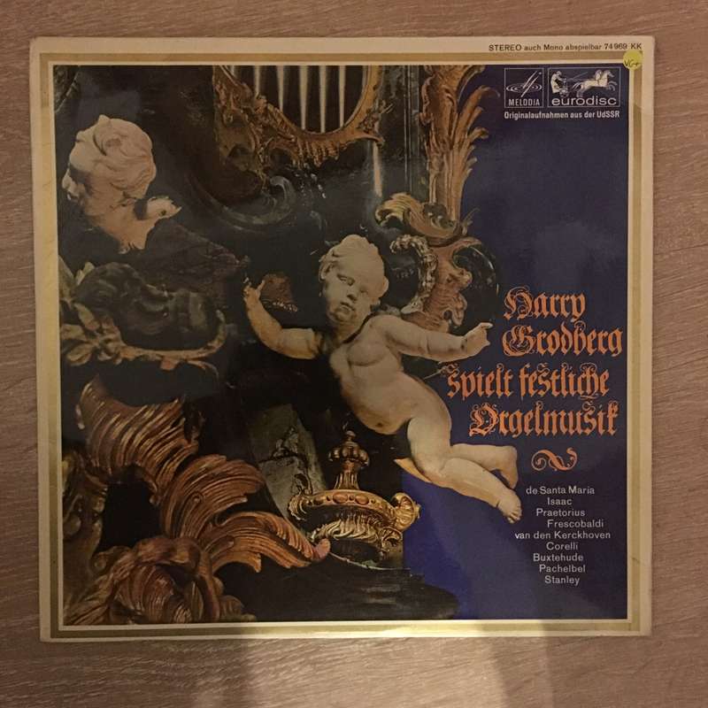 Harry Grodberg  Harry Grodberg Spielt Festliche Orgelmusik -  Vinyl LP Record - Opened  - V...