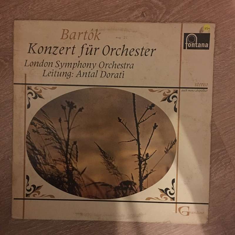 Bartók, London Symphony Orchestra, Antal Dorati  Konzert Für Orchester -  Vinyl LP Record...