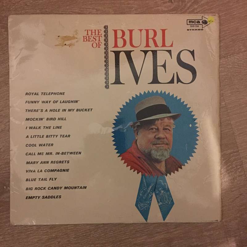 The Best Of Burl Ives -  Vinyl LP Record - Opened  - Very-Good+ Quality (VG+)