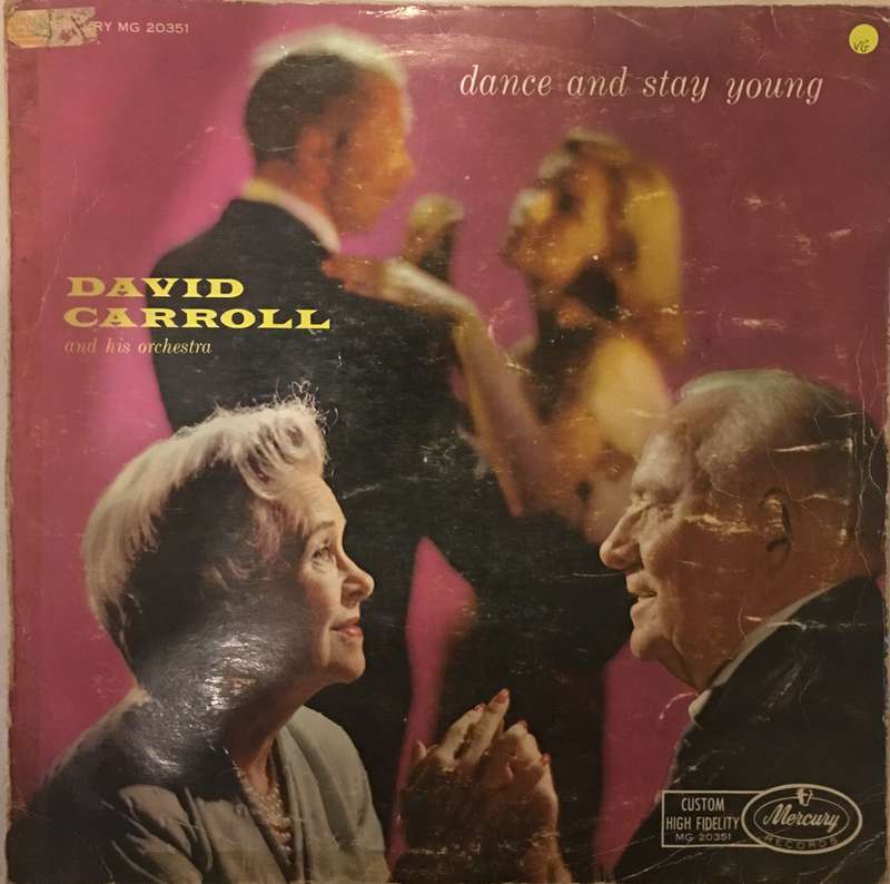 David Carroll and His Orchestra - Dance and Stay Young - Vinyl LP Record - Opened  - Very-Good Qu...
