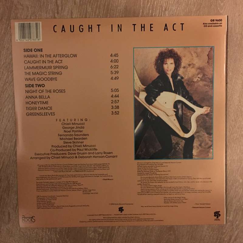 Deborah Henson-Conant - Caught In The Act - GRP Digital Master - Vinyl LP Opened -  Mint Conditio...