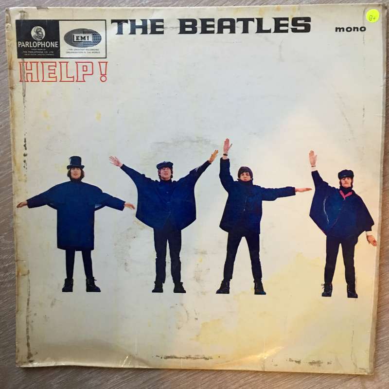 The Beatles  Help!  Vinyl LP Record - Opened  - Good+ Quality (G+)
