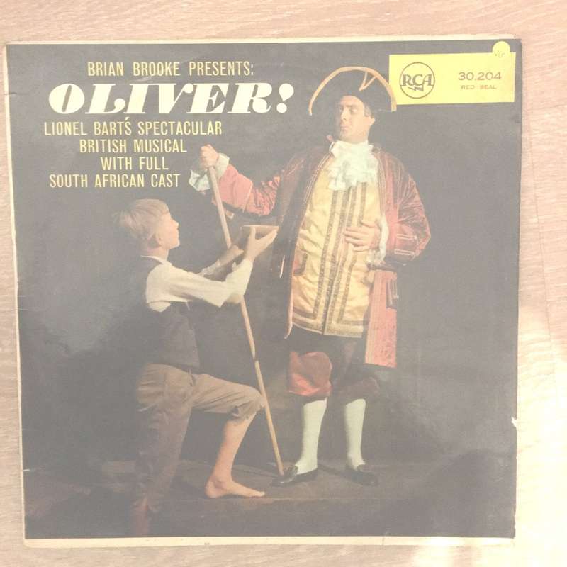 Brian Brooke's - Oliver (Very Scarce LP) - Original South African Cast - Vinyl LP Record - Opened...