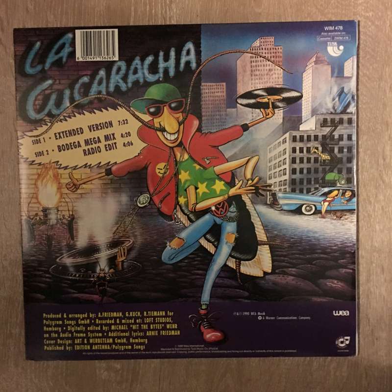Tequilatronix & MC Dizzy D.  La Cucaracha - Vinyl LP Record -  Mint Condition (M) (Vinyl Sp...