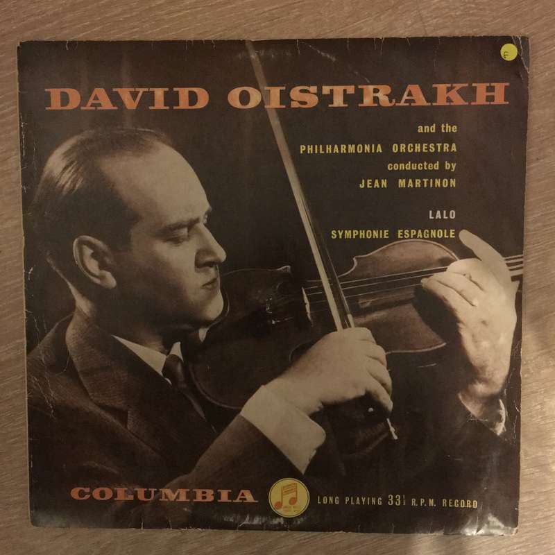 Lalo, David Oistrakh And The Philharmonia Orchestra Conducted By Jean Martinon  Symphonie E...