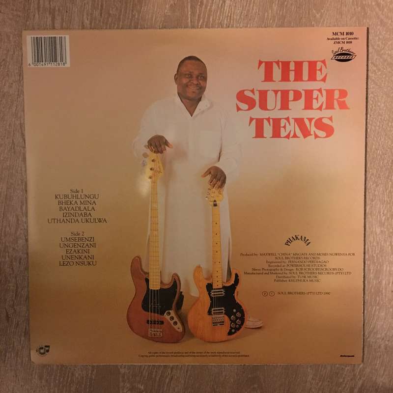The Super Tens - Umsebenza - Vinyl LP Opened - Near Mint Condition (NM)