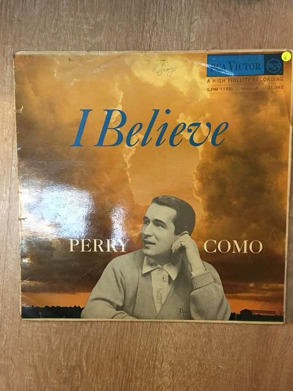 Perry Como  - I Believe - Vinyl LP Record - Opened  - Good Quality (G)