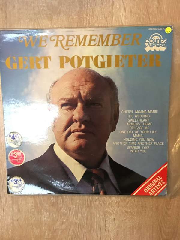 Gert Potgieter - We Remember Gert Potgieter - Vinyl LP Record - Good Quality (G)